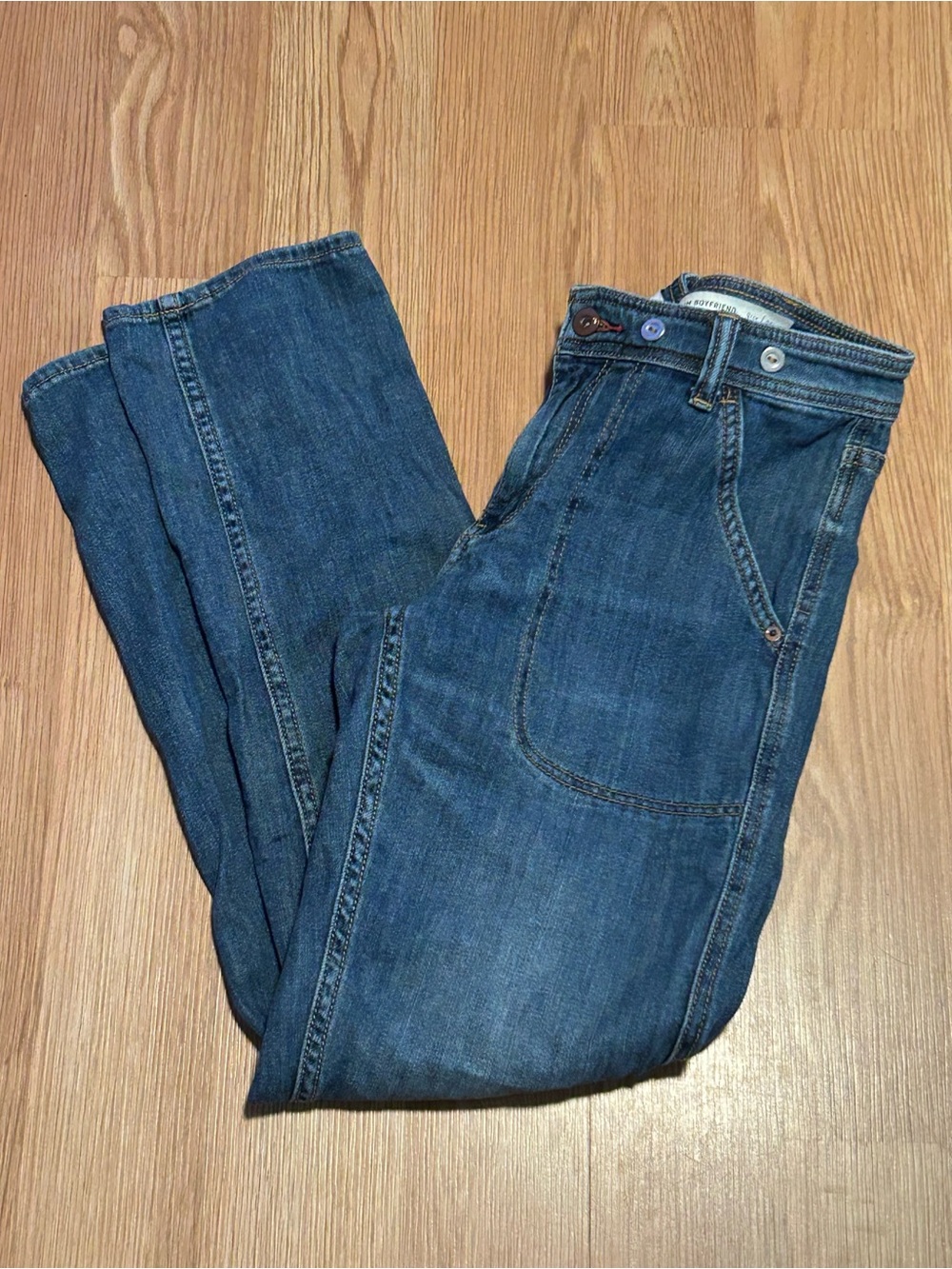 Anthropologie Pilcro And The Letterpress Slim Boyfriend Jeans Size 26 Denim